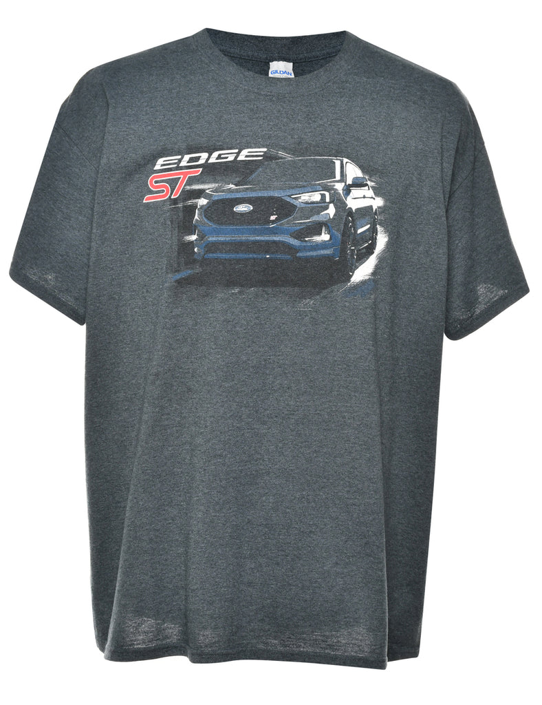 Grey Printed T-shirt - XL