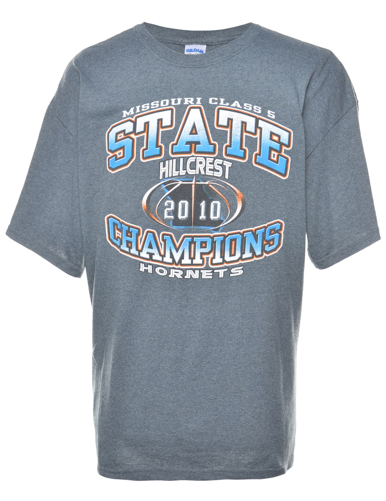 Grey Printed T-shirt - XL