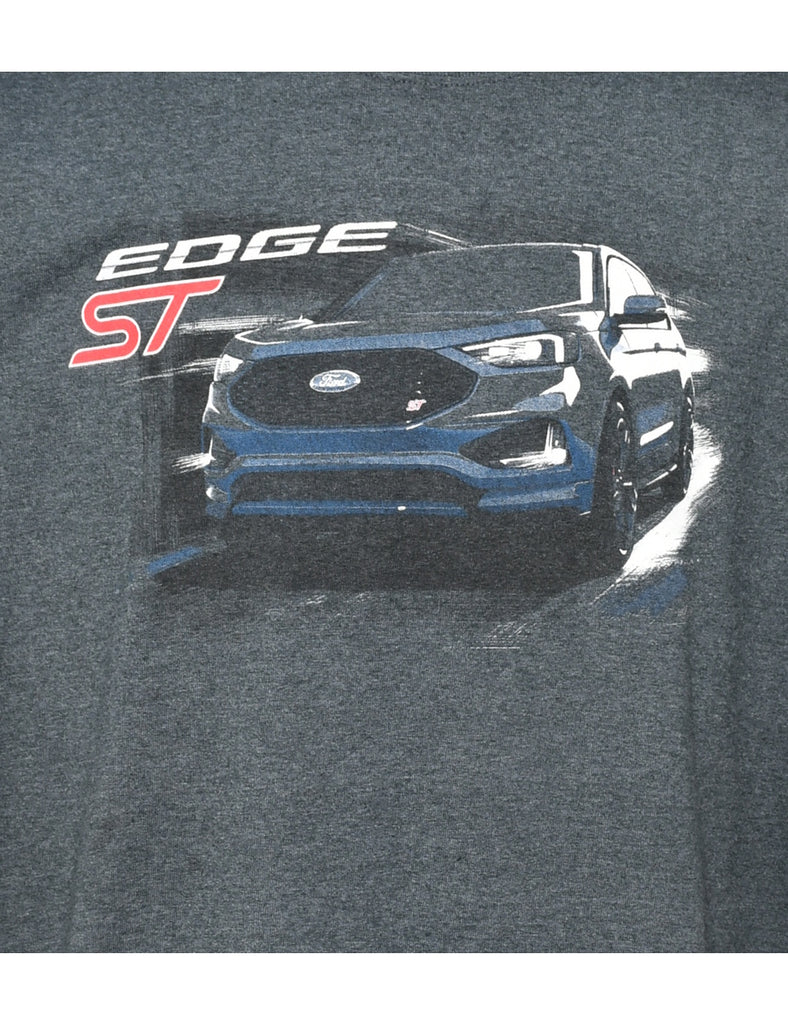 Grey Printed T-shirt - XL