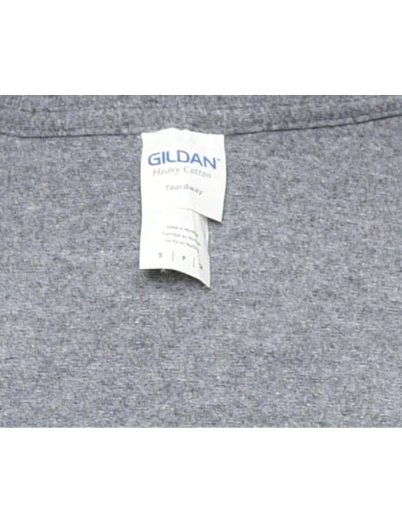 Grey Printed T-shirt - S