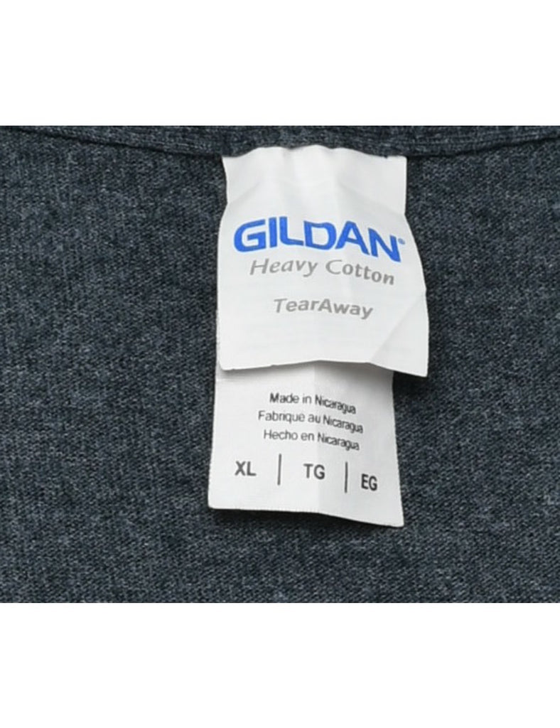 Grey Printed T-shirt - XL