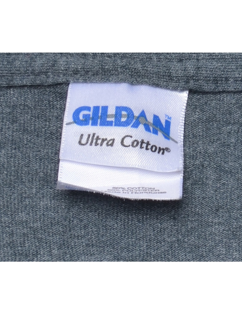 Grey Printed T-shirt - XL