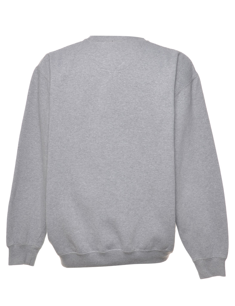 Grey Sooners Printed Sweatshirt - L