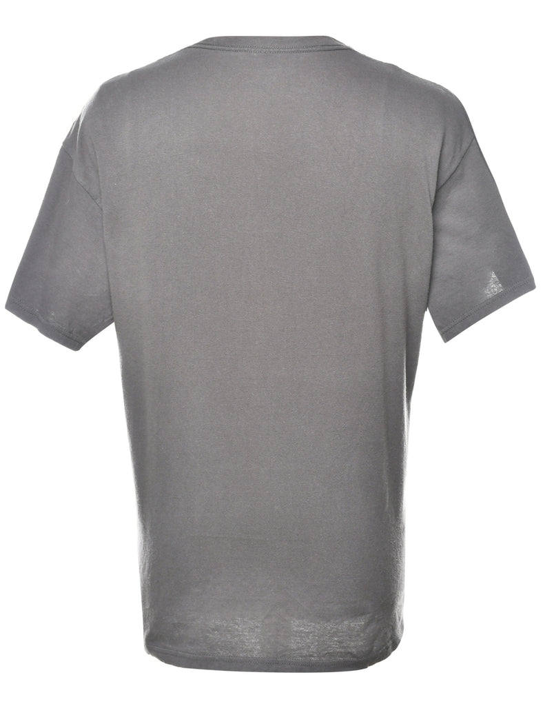 Grey & White Eagle Print T-shirt - XL