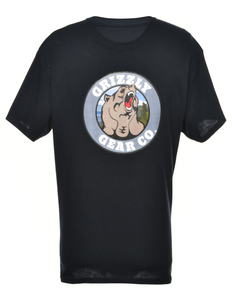Grizzly Bear Animal T-shirt - L