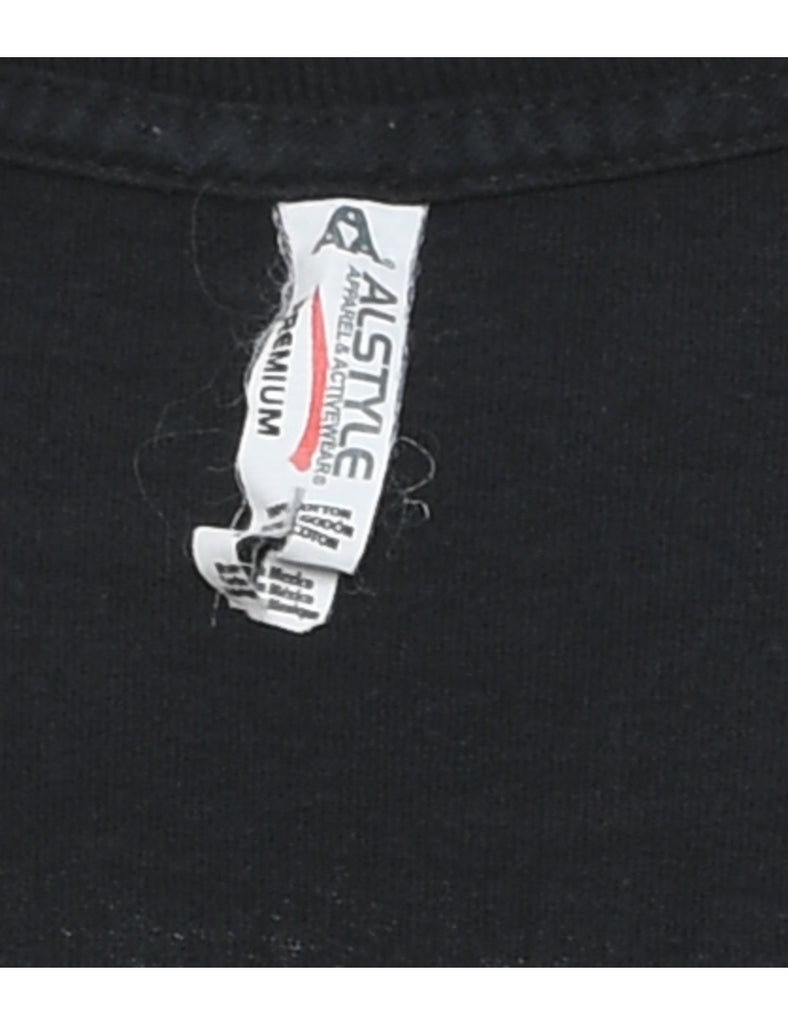 Guns N' Roses Black & Yellow Printed Band T-shirt - L