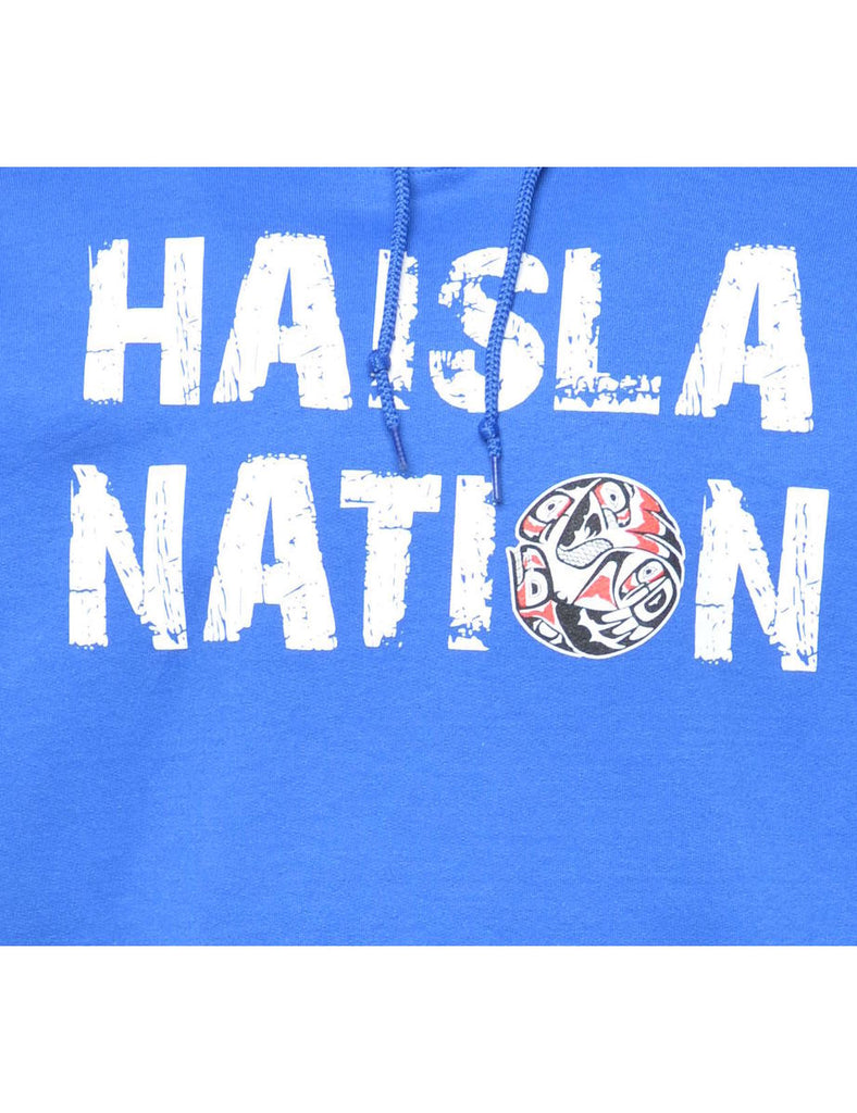 Haisla Nation Printed Hoodie - L