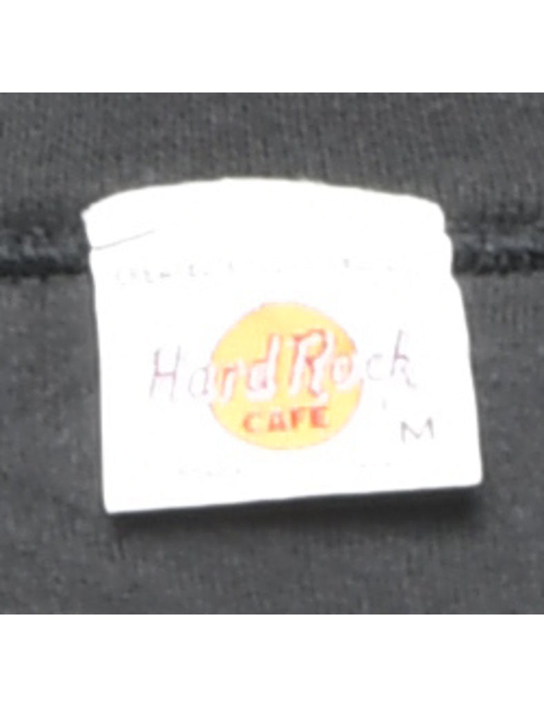 Hard Rock Cafe Embroidered Sweatshirt - M