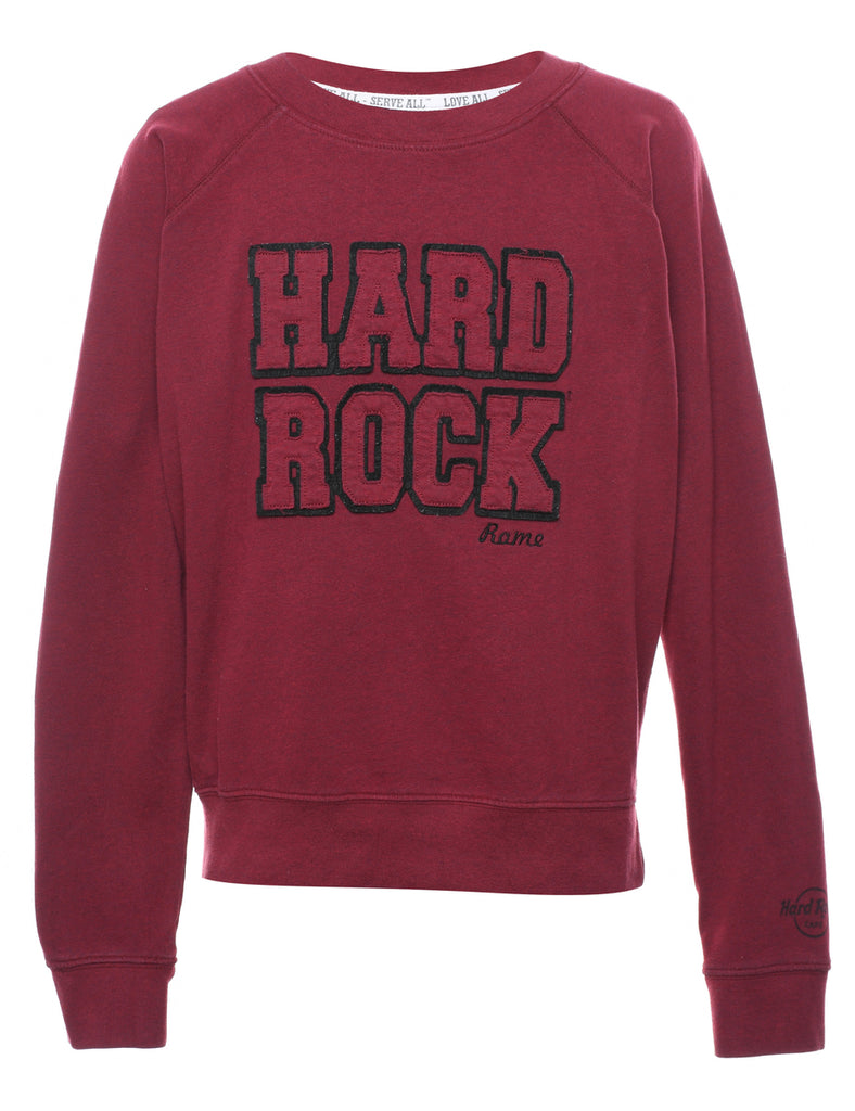 Hard Rock Printed Sweatshirt - L