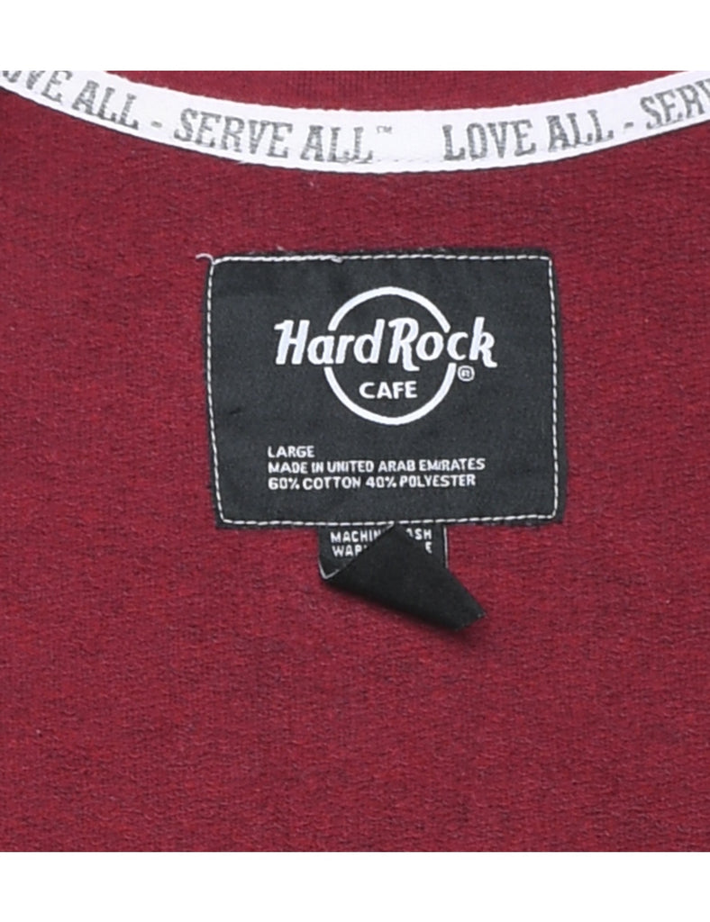 Hard Rock Printed Sweatshirt - L