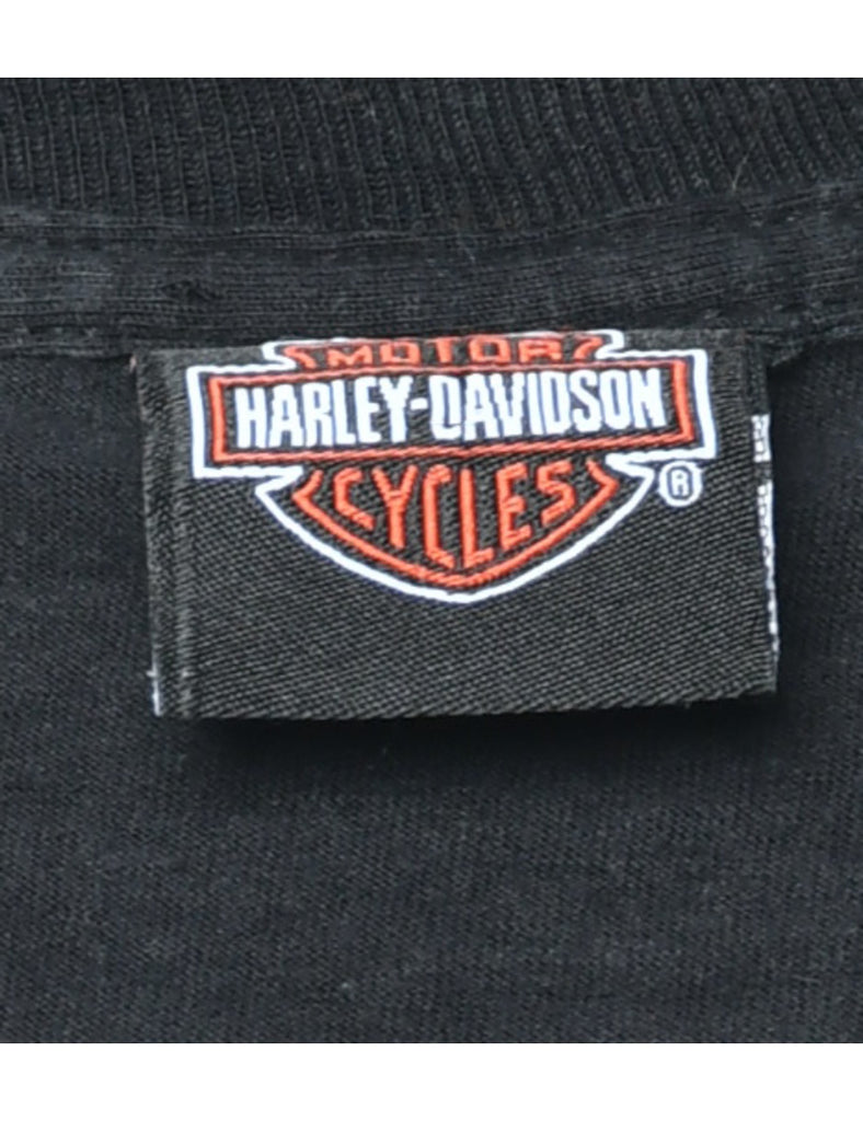 Harley Davidson Bad Dog Printed T-shirt - XL