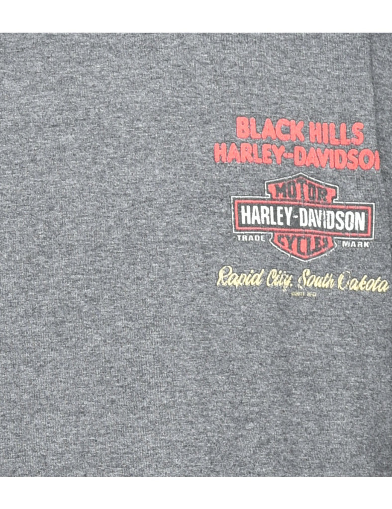 Harley Davidson Printed T-shirt - L