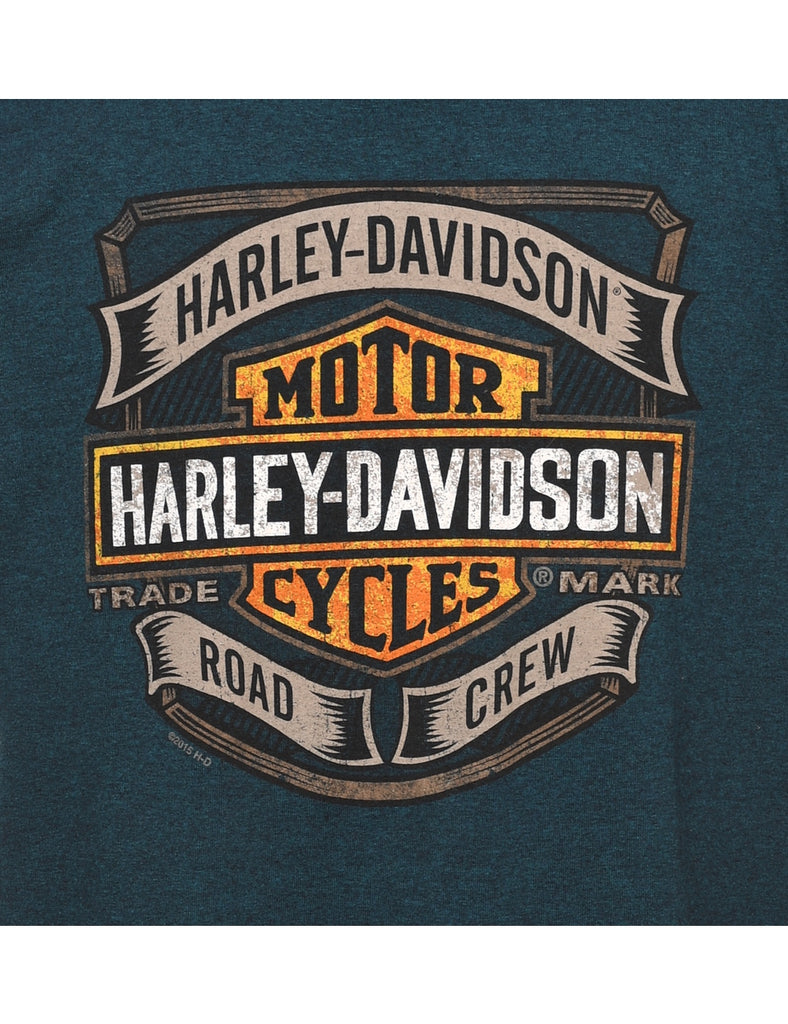 Harley Davidson Printed T-shirt - L