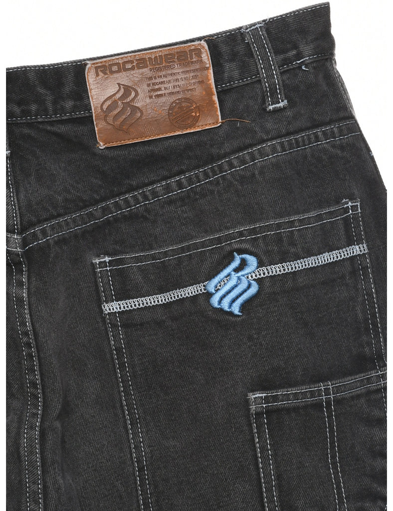 High Waist Tapered Jeans - W34 L32