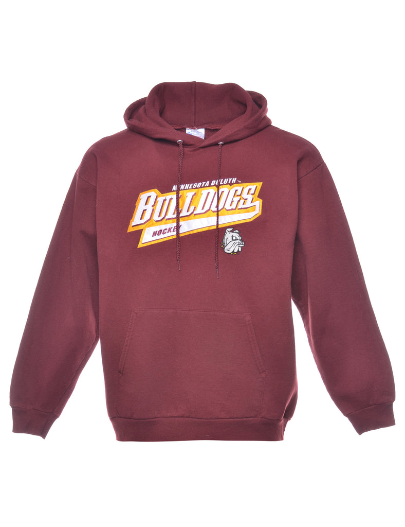 Hockey Bulldogs Printed Hoodie - S