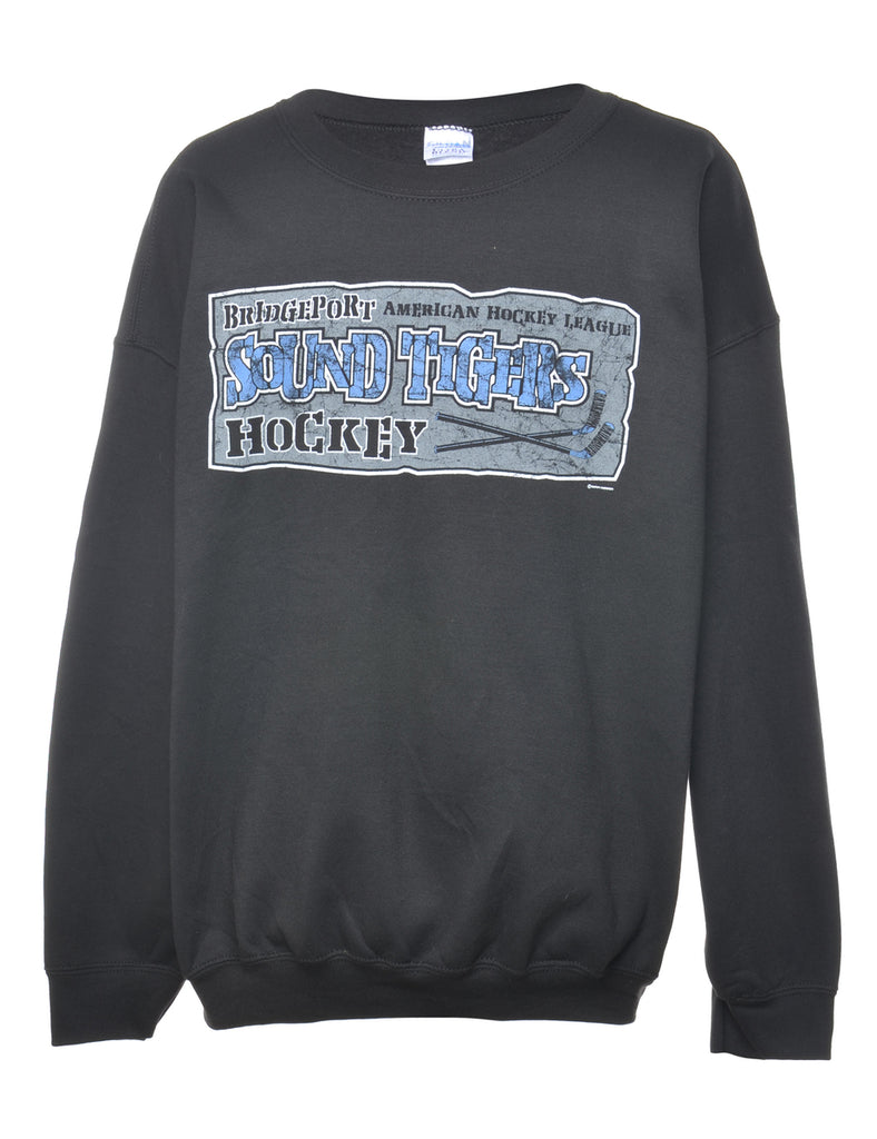 Hockey Printed Sweatshirt - XL