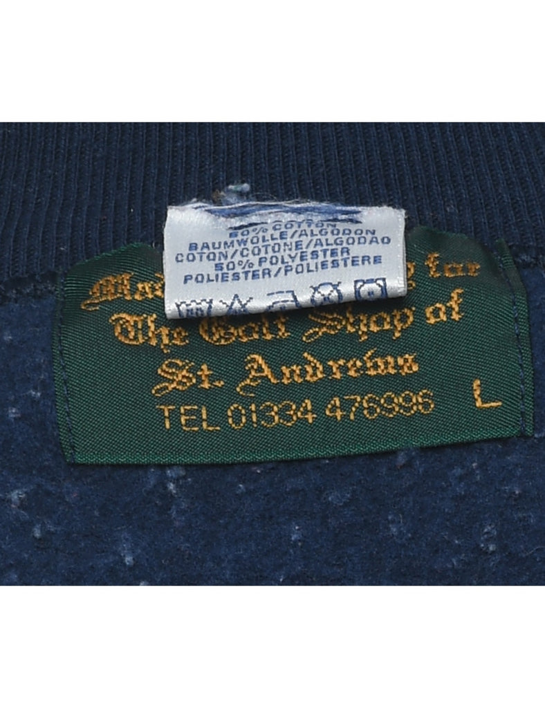 Home Of Golf Embroidered Sweatshirt - L