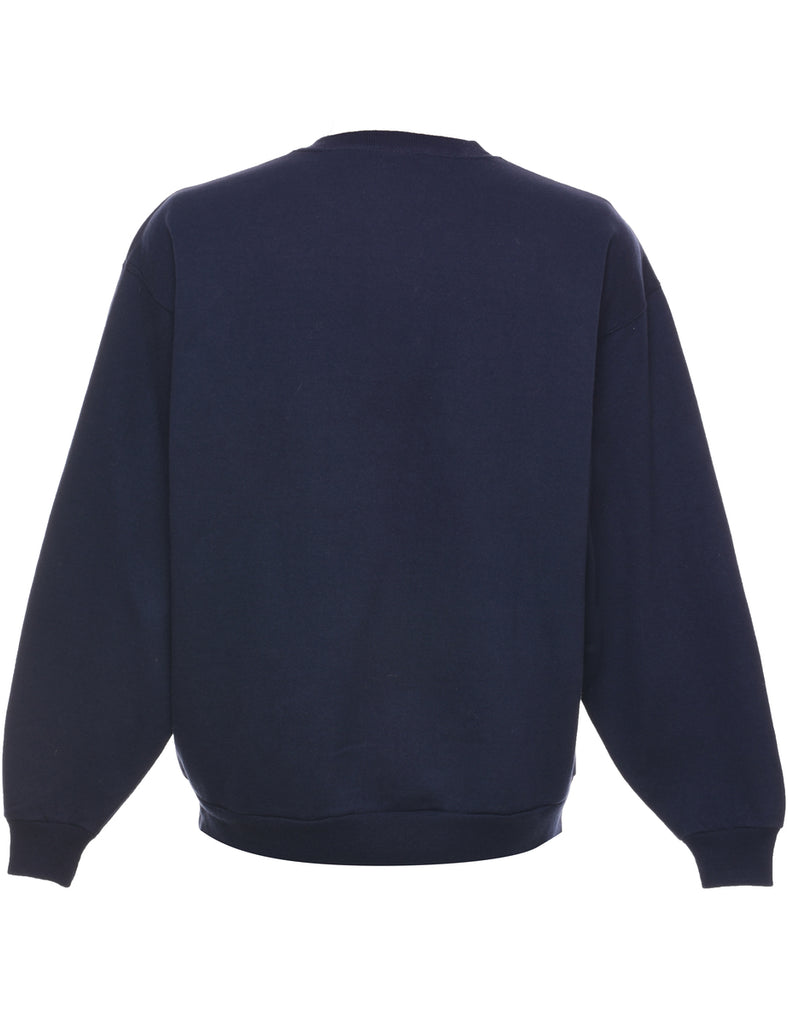 Hooked On My Grand Kids Embroidered Sweatshirt - L