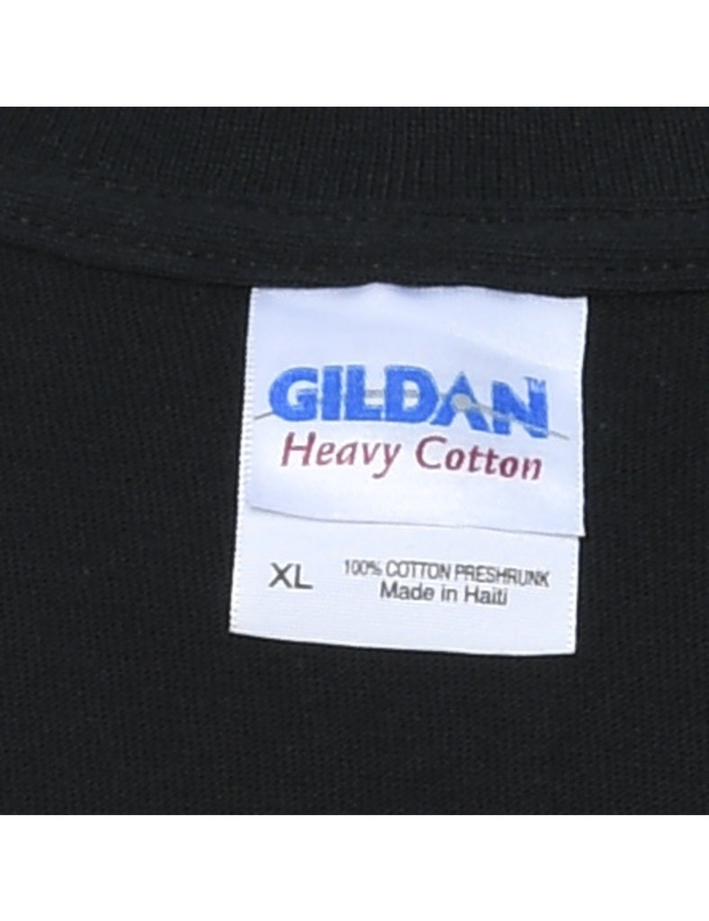 Hope Design Black Obama Design Printed T-shirt - XL