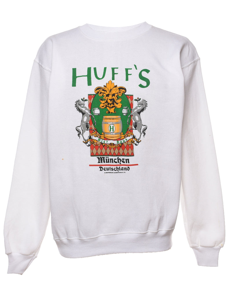 Huff's Munchen Deutschland Printed Sweatshirt - L