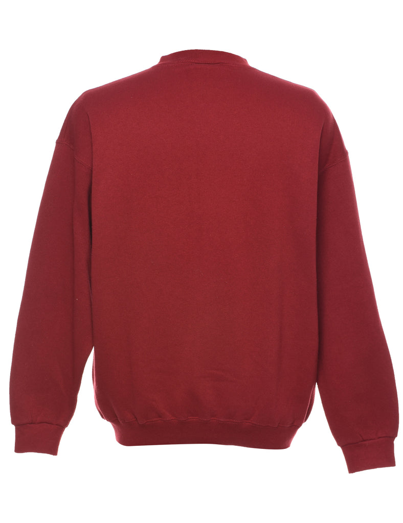 Hukies Printed Sweatshirt - L