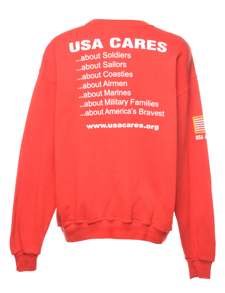 I Care Too Printed Sweatshirt - XL