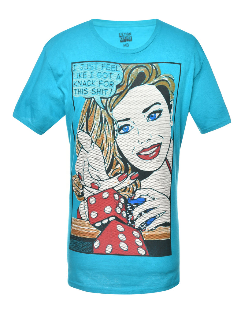 I Just Feel Like I Got A Knack For This Shit Printed T-shirt - M