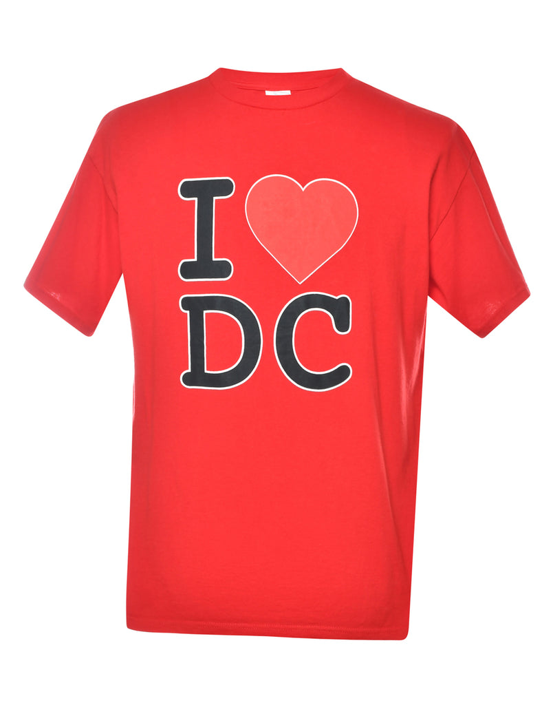 I love DC Printed T-shirt - L