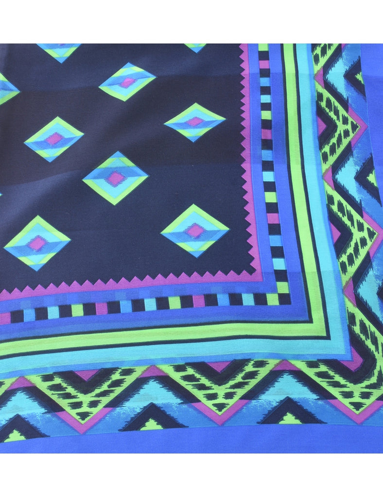 Ikat Pattern Head Scarf - M