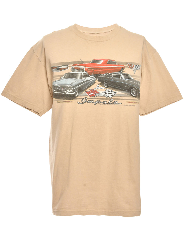 Impala Car Print T-Shirt - L