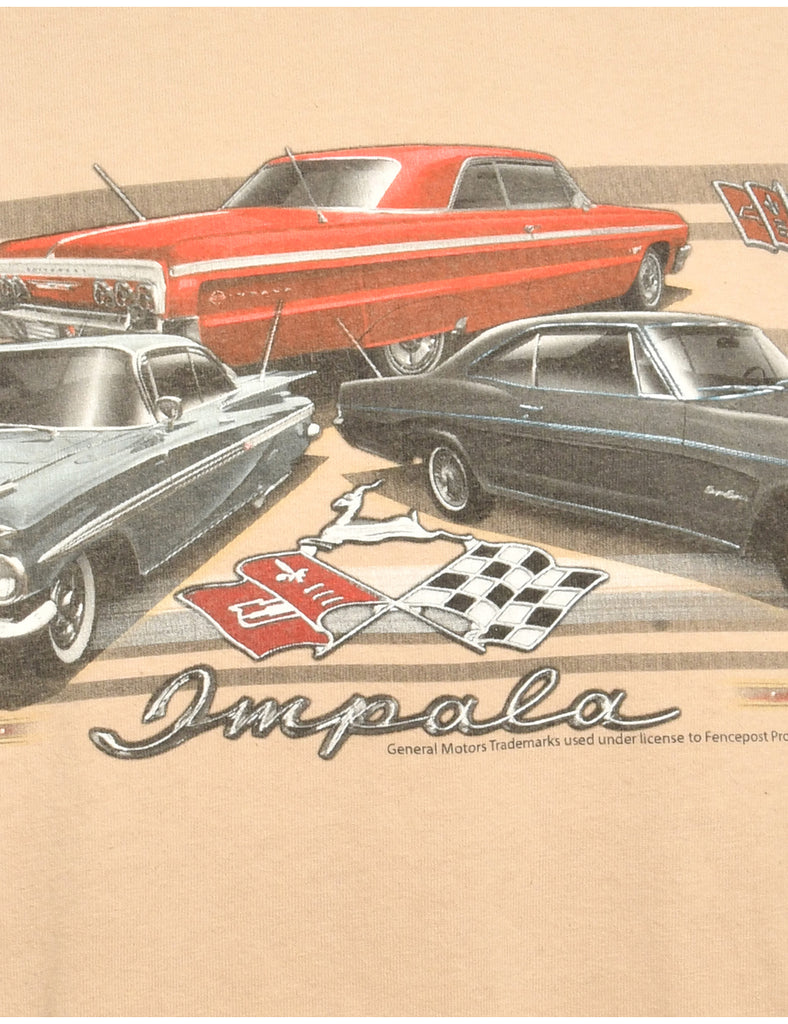 Impala Car Print T-Shirt - L