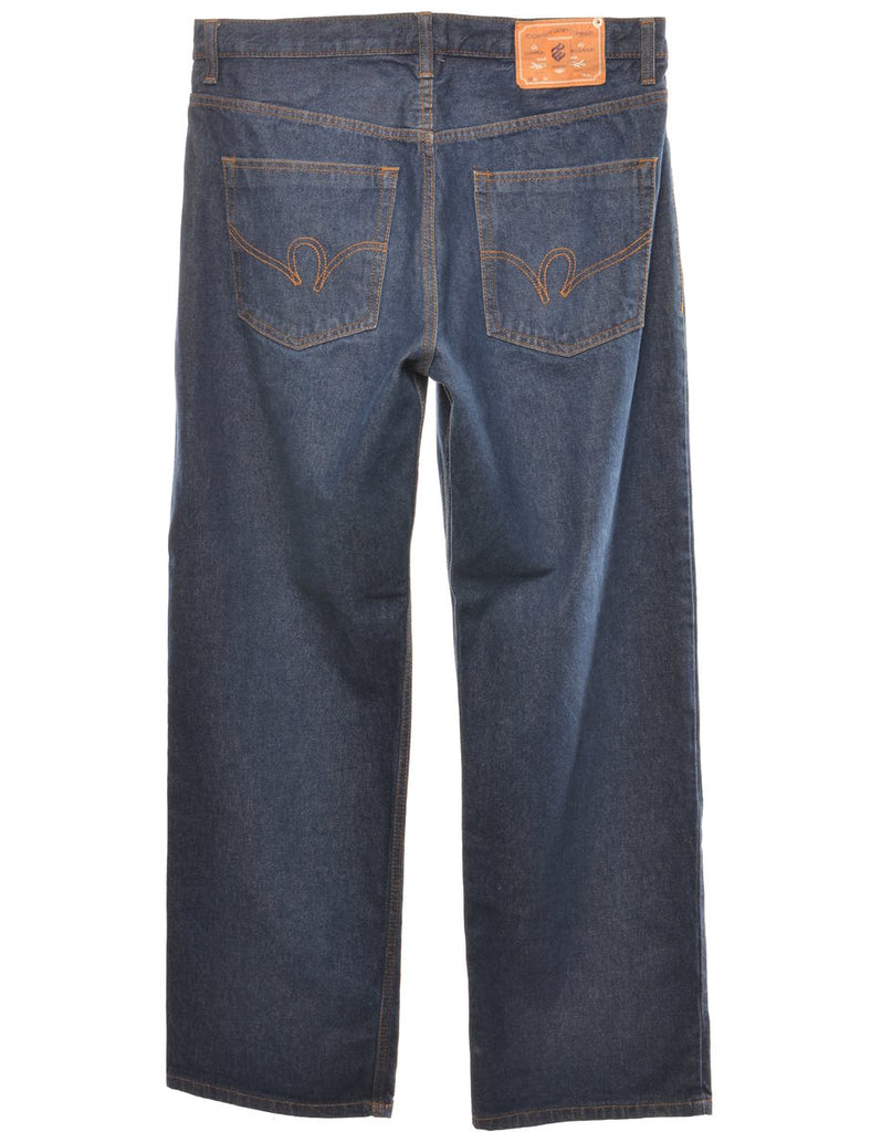 Indigo Straight Fit Jeans - W36 L34