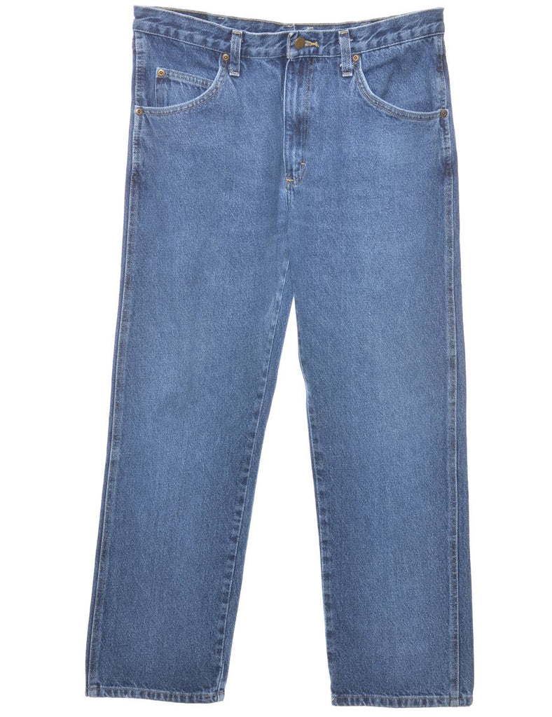 Indigo Straight-Fit Wrangler Jeans - W34 L28