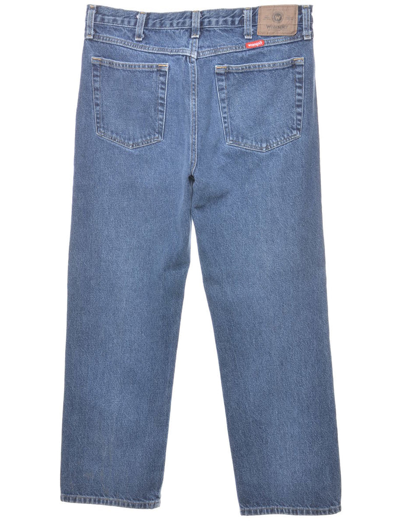 Indigo Straight-Fit Wrangler Jeans - W34 L28