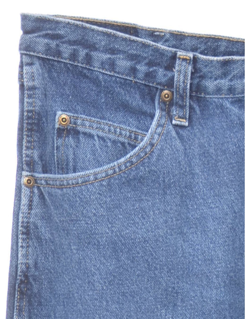 Indigo Straight-Fit Wrangler Jeans - W34 L28