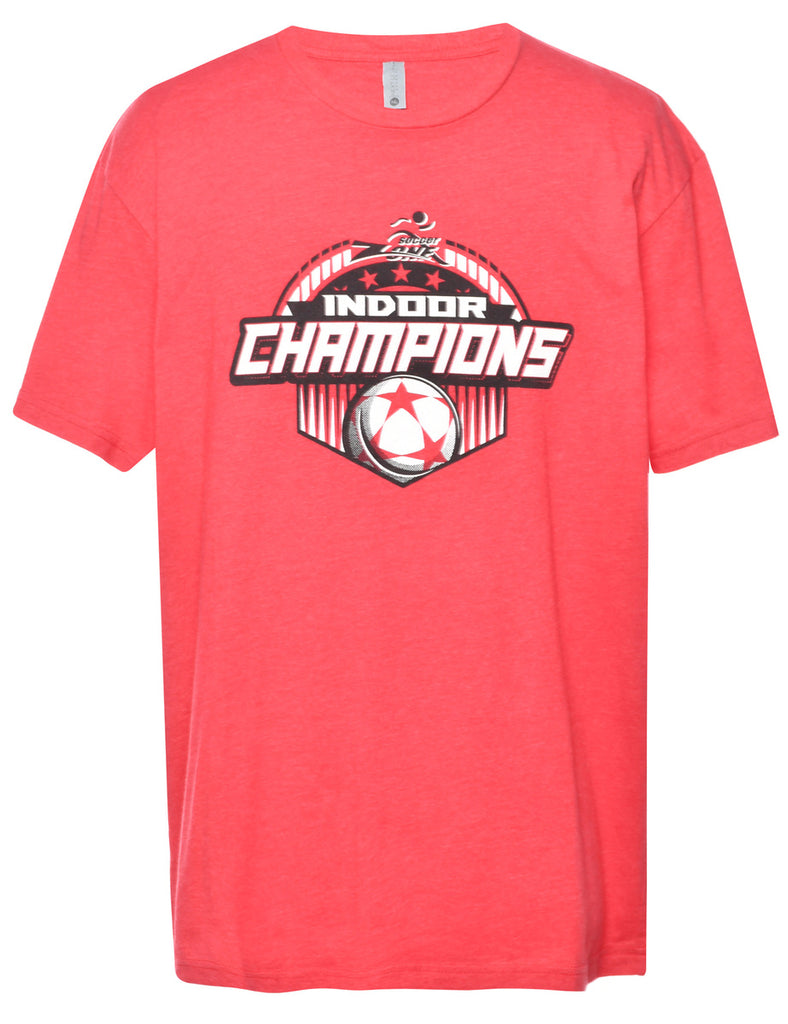 Indoor Champions Printed T-shirt - L