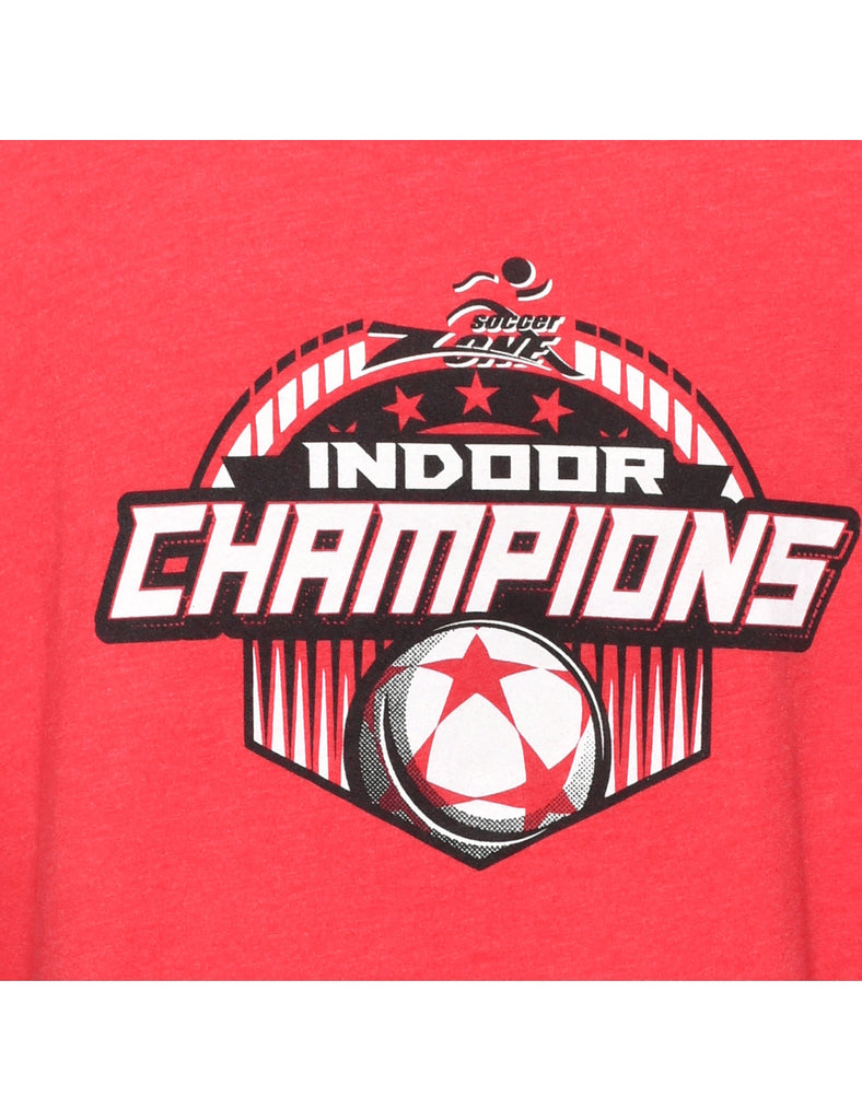Indoor Champions Printed T-shirt - L