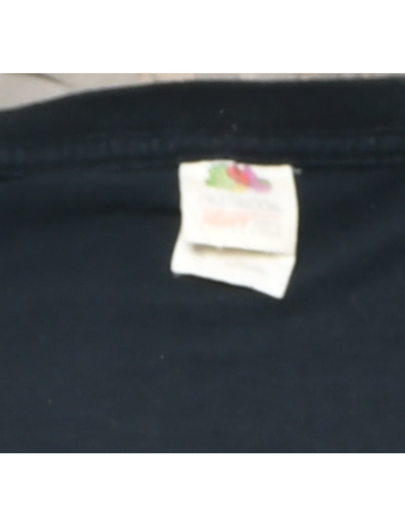 Ireland Black & Green Printed T-shirt - XL