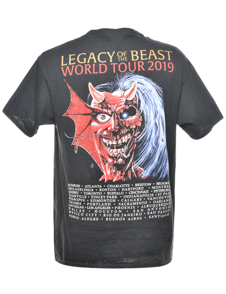 Iron Maiden Print Band T-shirt - L