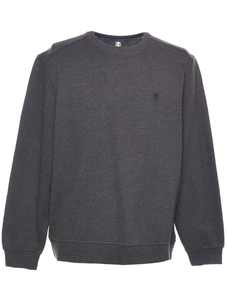 Izod Plain Sweatshirt - L