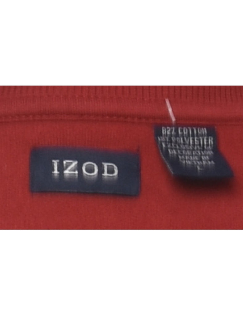 Izod Plain Sweatshirt - L