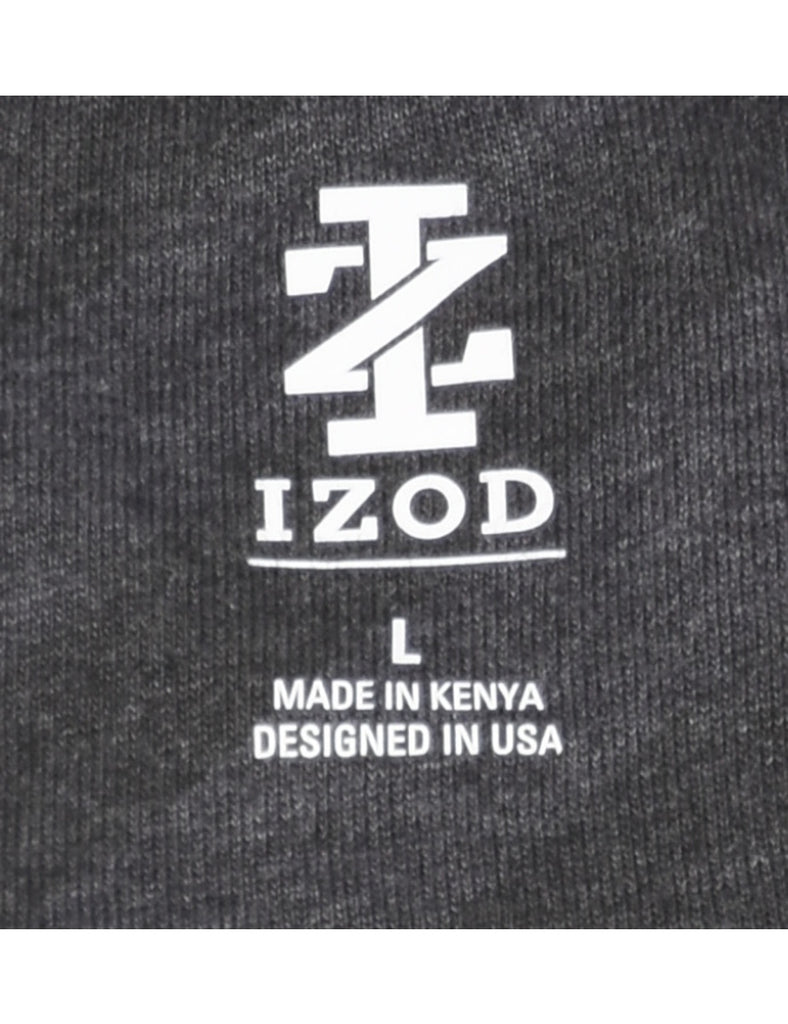 Izod Plain Sweatshirt - L