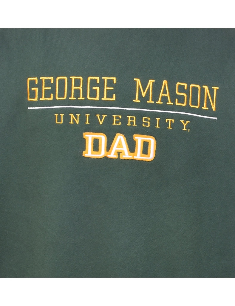 Jansport George Mason University Dad Embroidered Sweatshirt - XL