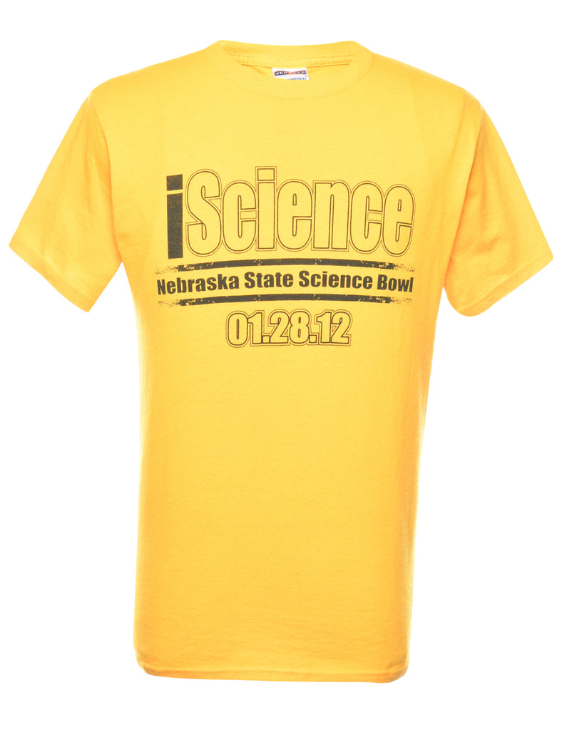 Jerzees I Science Printed T-shirt - M