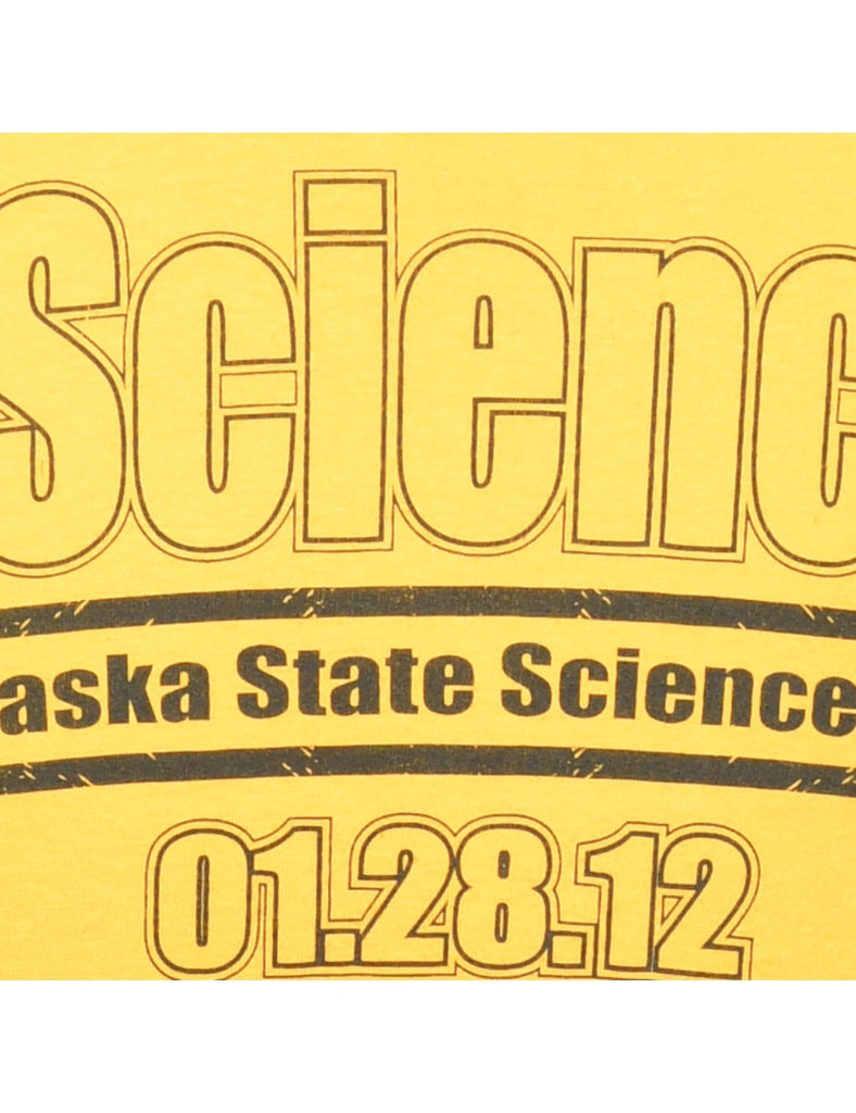 Jerzees I Science Printed T-shirt - M