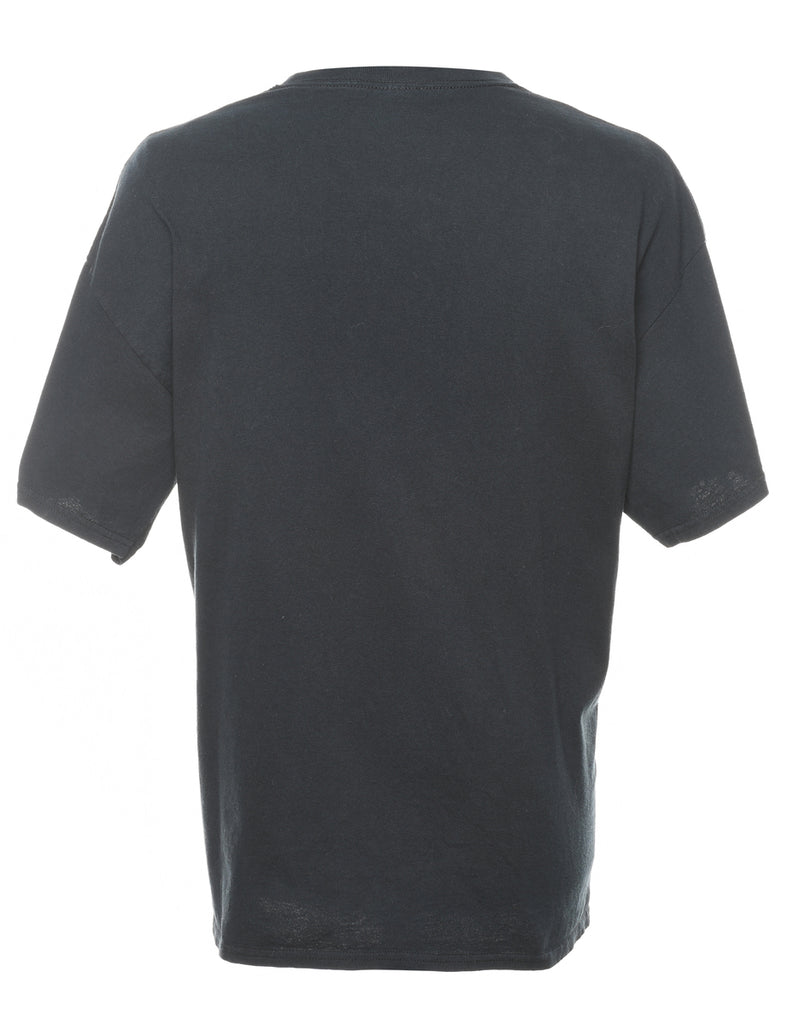 Jerzey Cutz Printed Black T-shirt - XL