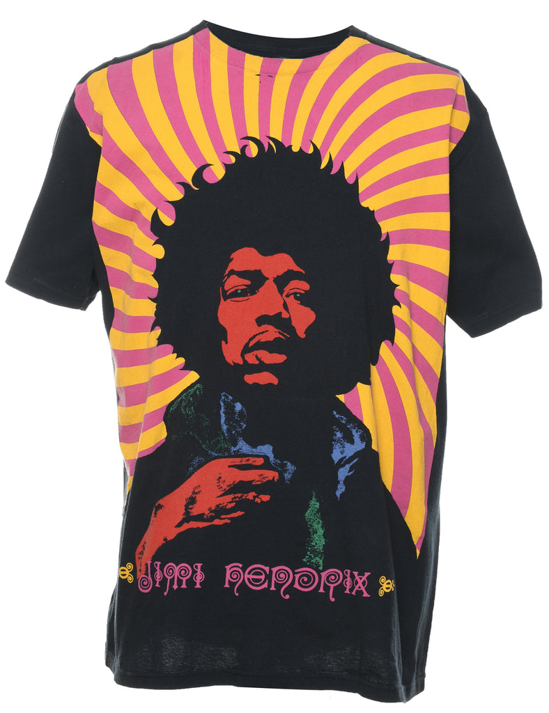 Jimi Hendrix Design Printed T-shirt - XL