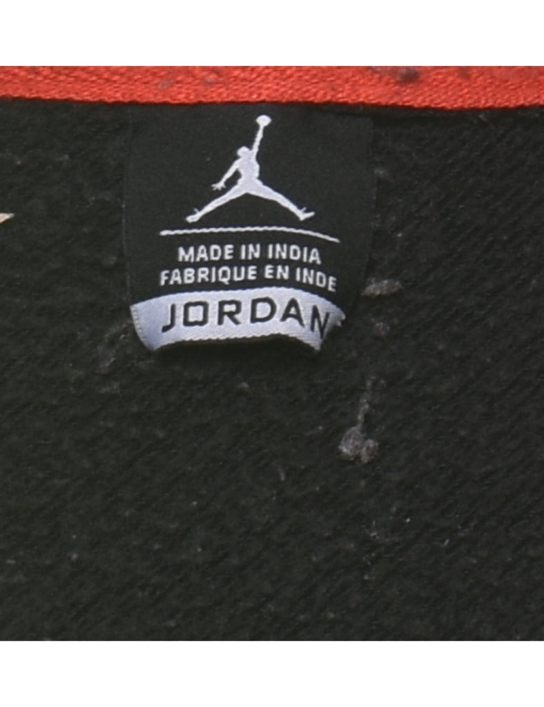 Jordan Embroidered Black Sweatshirt - L