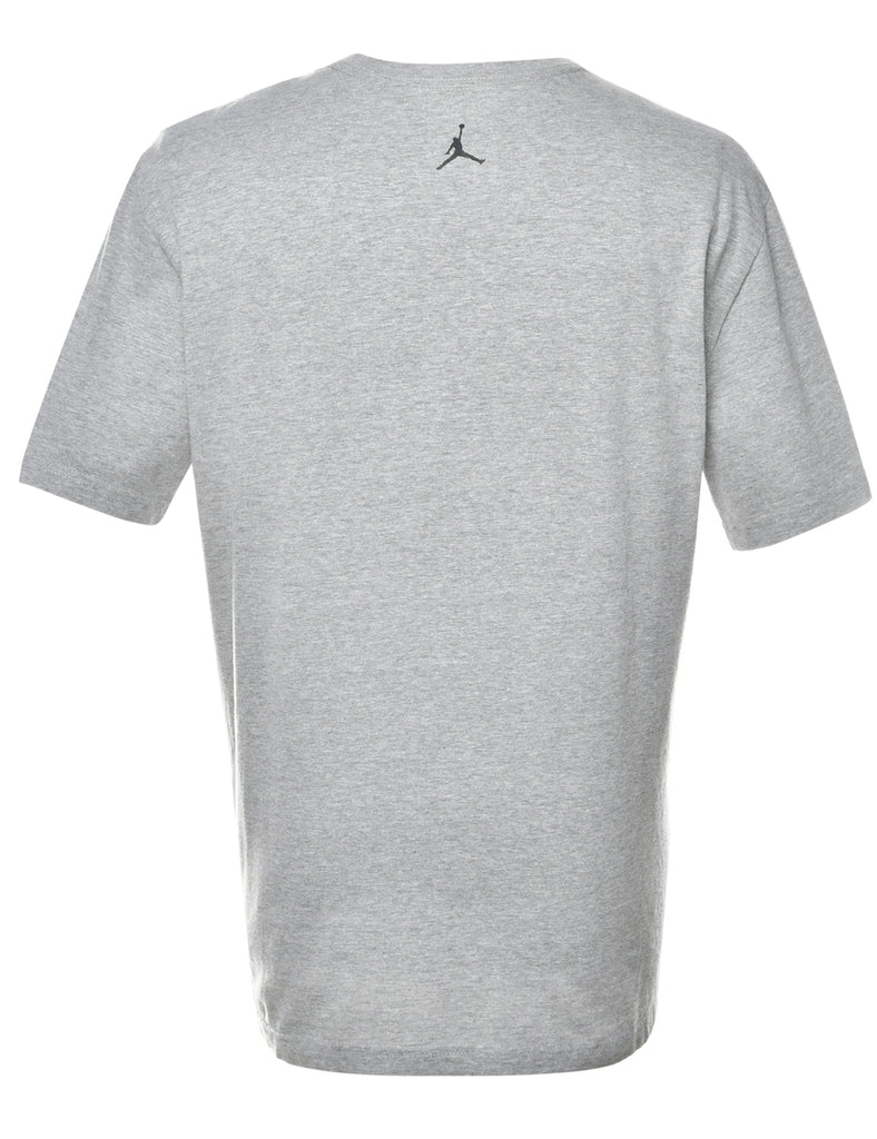 Jordan Printed Grey & Yellow T-shirt - XL