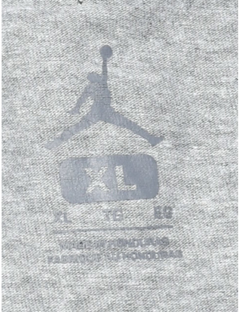Jordan Printed Grey & Yellow T-shirt - XL